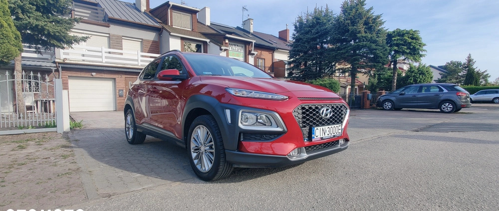 Hyundai Kona cena 78000 przebieg: 34000, rok produkcji 2020 z Inowrocław małe 326